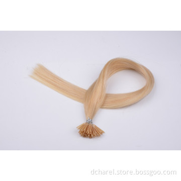 Best Quality Blonde Color Remy Keratin U Tip Hair Extension